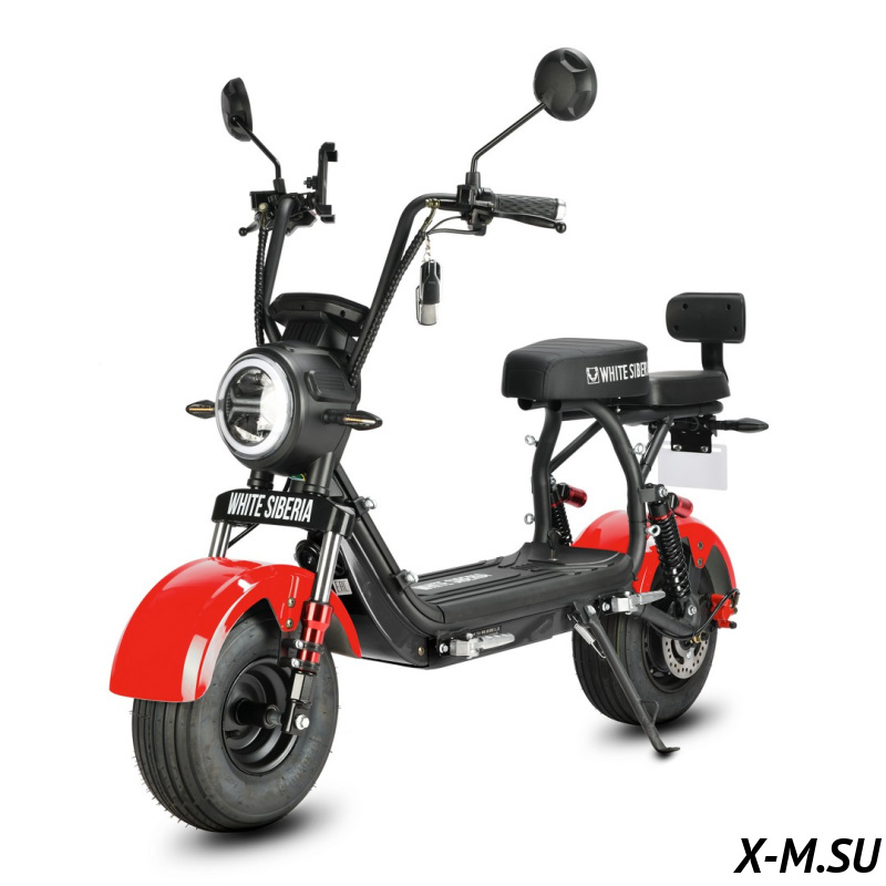 Электроскутер WHITE SIBERIA MINI R 3.0 RED 60V Электроскутер WHITE SIBERIA MINI R 3.0 RED 60V
