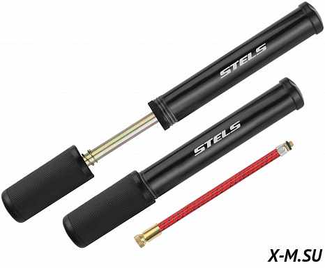 Насос ручной HPS-295-3 Stels пластиковый чёрный (31 см) Насос ручной HPS-295-3 Stels пластиковый чёрный (31 см)
