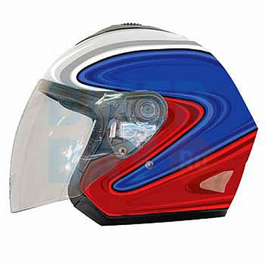 Шлем (открытый) MO 120 Tricolour MICHIRU