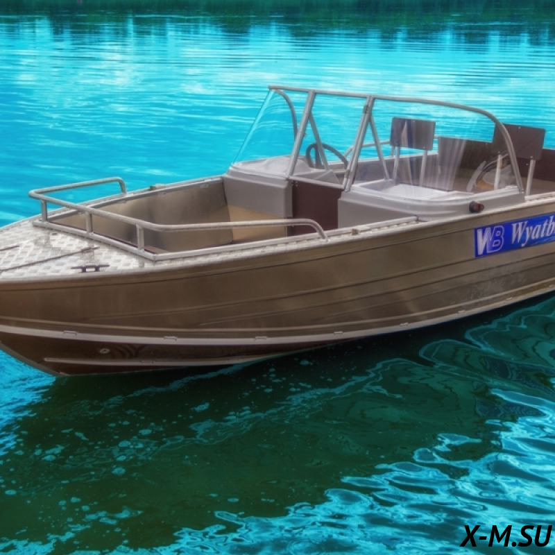 Алюминиевый катер WYATBOAT-460DCM Алюминиевый катер WYATBOAT-460DCM
